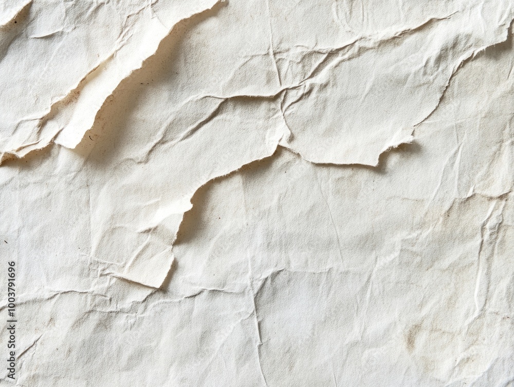 Textured Paper Background with Torn Edges Textured Paper Background with Torn Edges