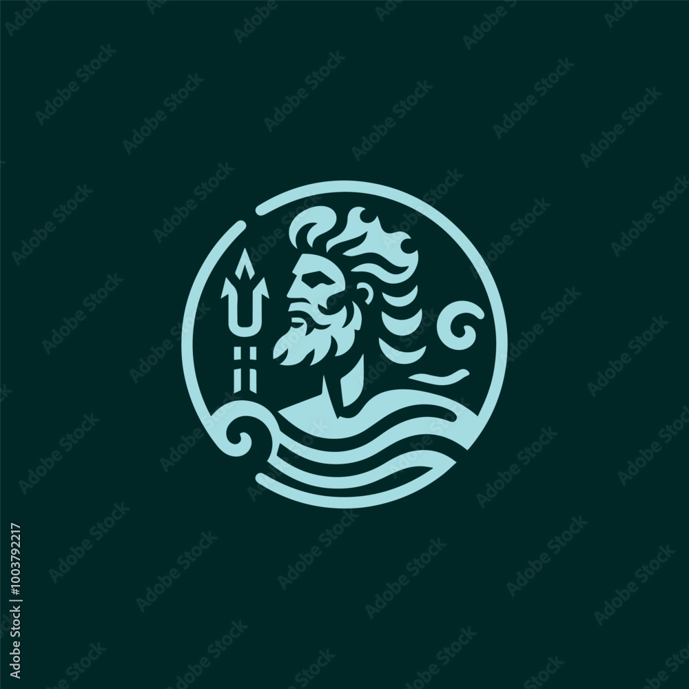 Poseidon logo ready for sale. Poseidon logo ready for sale.