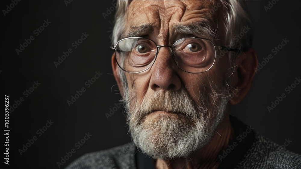 Upset Man on black background. Upset Man on black background.