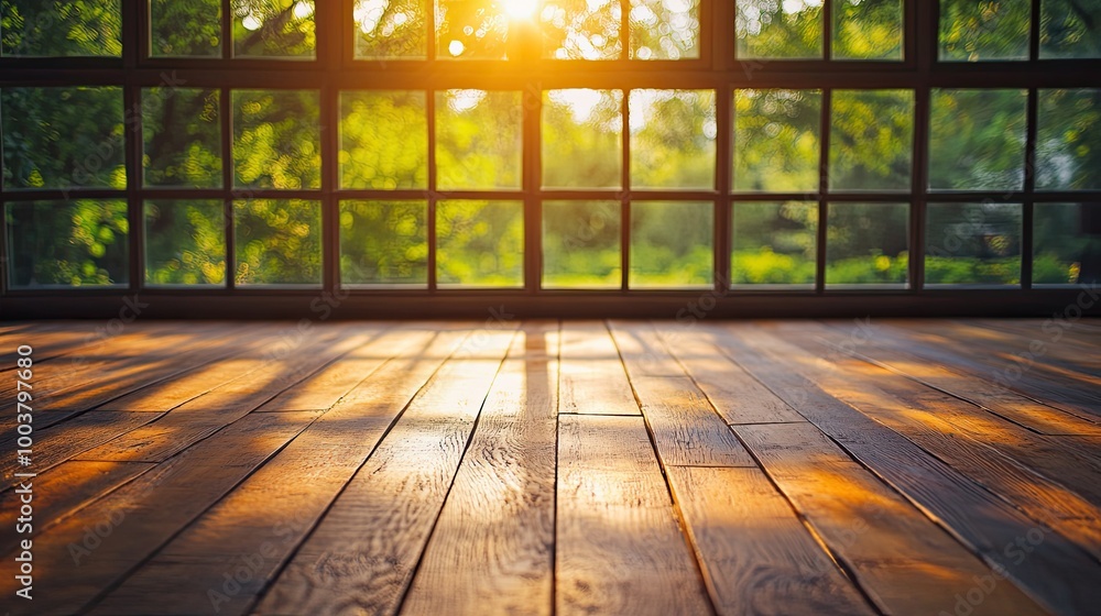 Wooden floor with a window. This photo is perfect for showcasing products or creating a warm, inviting atmosphere. Wooden floor with a window. This photo is perfect for showcasing products or creating a warm, inviting atmosphere.