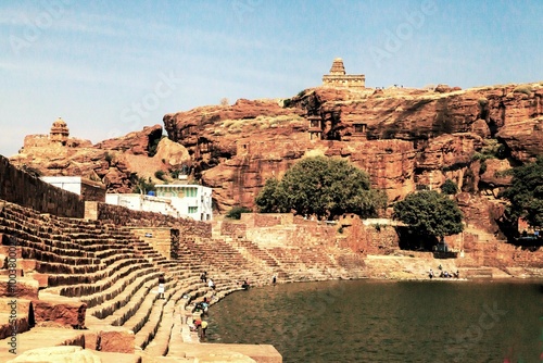 Agastya Lake, Badami, Bagalkot, Karnataka, India photo