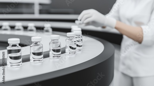 Laboratory Glass Vials Display