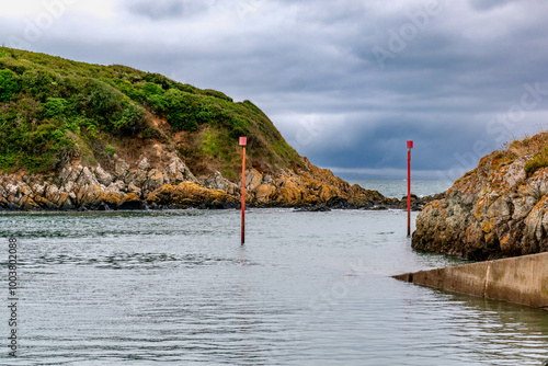 Port of Dahouet in Pleneuf val andre, Armor Coast, Brittany in France photo