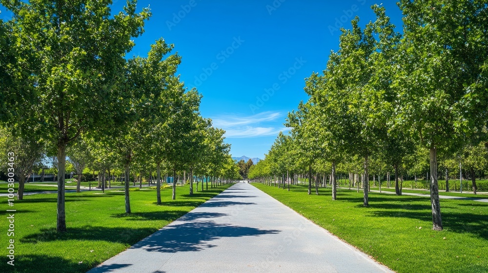 A beautiful, tree-lined avenue under a clear blue sky, guiding the way toward a bright future. The inviting path symbolizes the journey and dedication needed to achieve success. A beautiful, tree-lined avenue under a clear blue sky, guiding the way toward a bright future. The inviting path symbolizes the journey and dedication needed to achieve success.