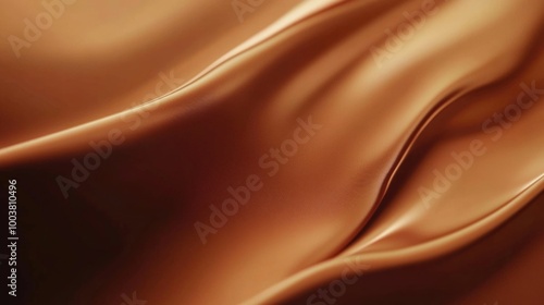 Silk Texture Close-Up on Chocolate Foil