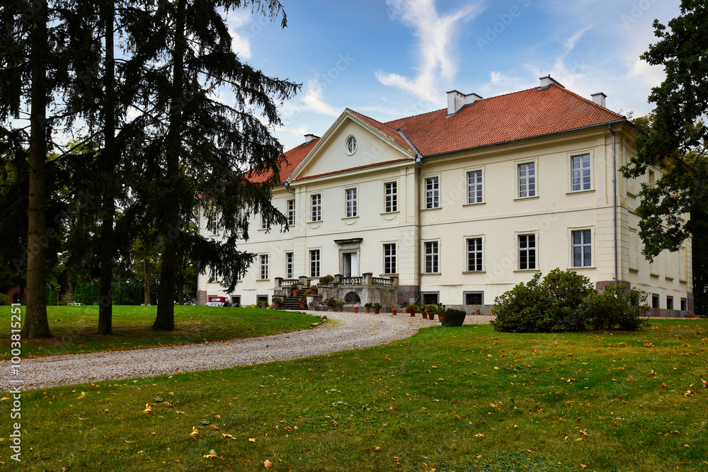 Baroque Palace in Nakomiady Poland Baroque Palace in Nakomiady Poland