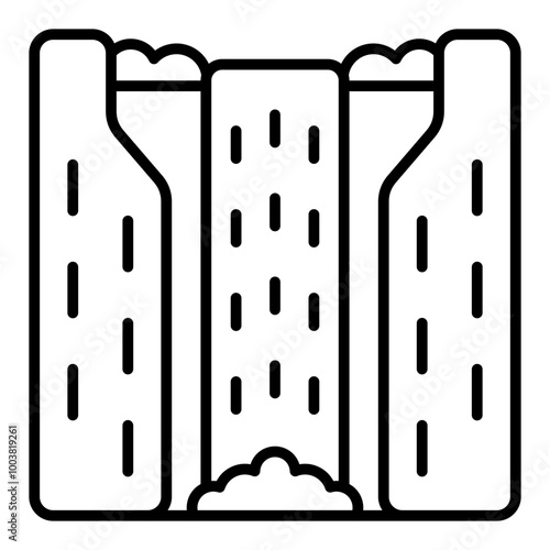 Waterfall Icon