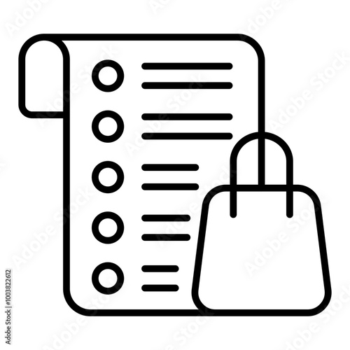Shopping List Icon