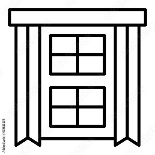 Smart Curtains Icon