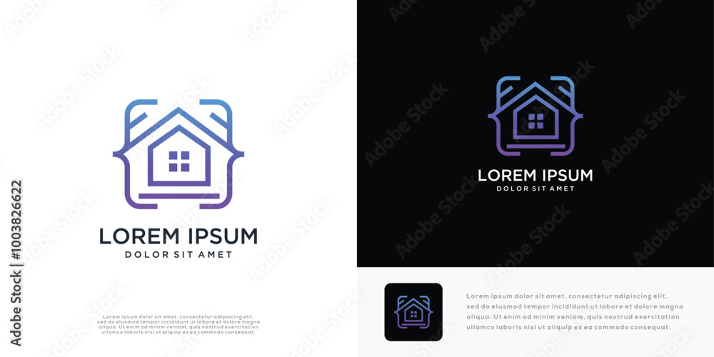 House code logo design vector illustration. House and code logo icon. House code logo design vector illustration. House and code logo icon.