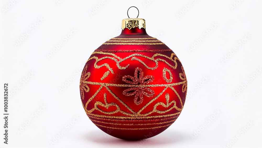 Christmas ball with colorful patterns Christmas ball with colorful patterns