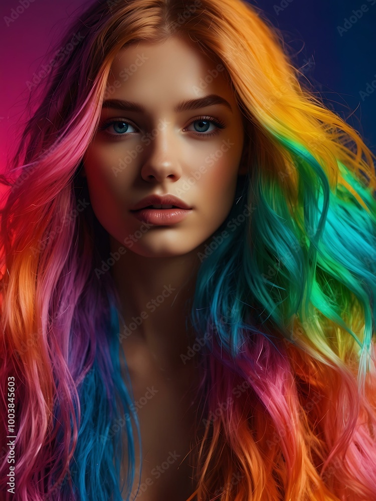 Glowing neon locks on a vibrant background. Glowing neon locks on a vibrant background.