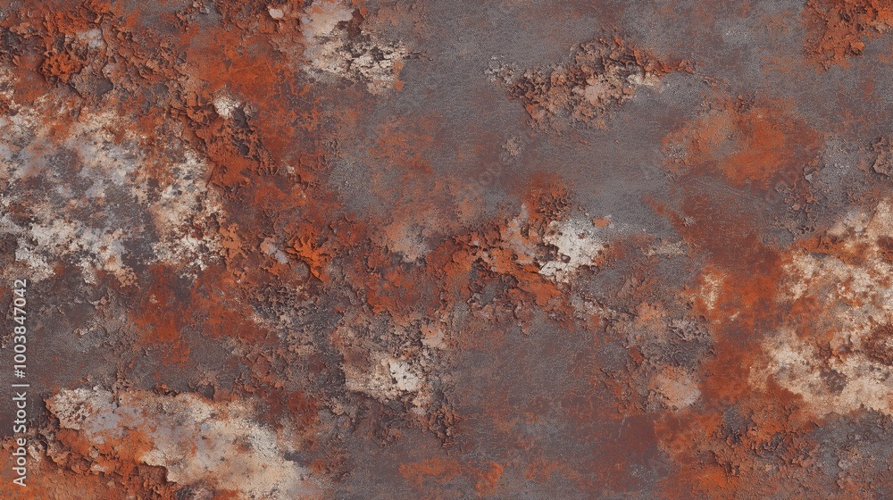 A rusty surface with a lot of dirt and debris. The surface is covered in rust and has a lot of dirt and debris on it. Scene is one of decay and neglect A rusty surface with a lot of dirt and debris. The surface is covered in rust and has a lot of dirt and debris on it. Scene is one of decay and neglect