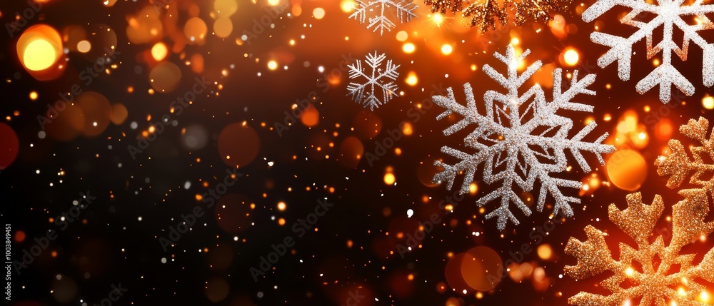 A group of snowflakes against a black background with a few in the foreground forming a shallow depth of field A group of snowflakes against a black background with a few in the foreground forming a shallow depth of field