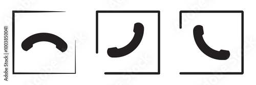 phone call icon vector, telephone icon illustration, phone sign vector