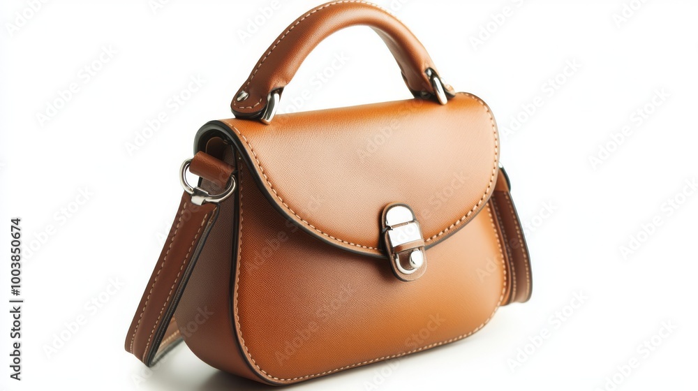 Elegant Handbag Design on a White Background Elegant Handbag Design on a White Background