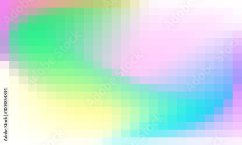 Vector abstract and colorful pixel background