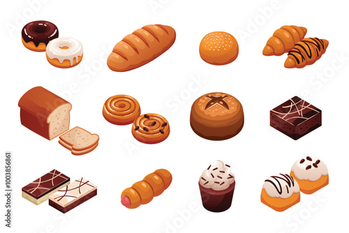 Assorted Baked Goods and Pastries