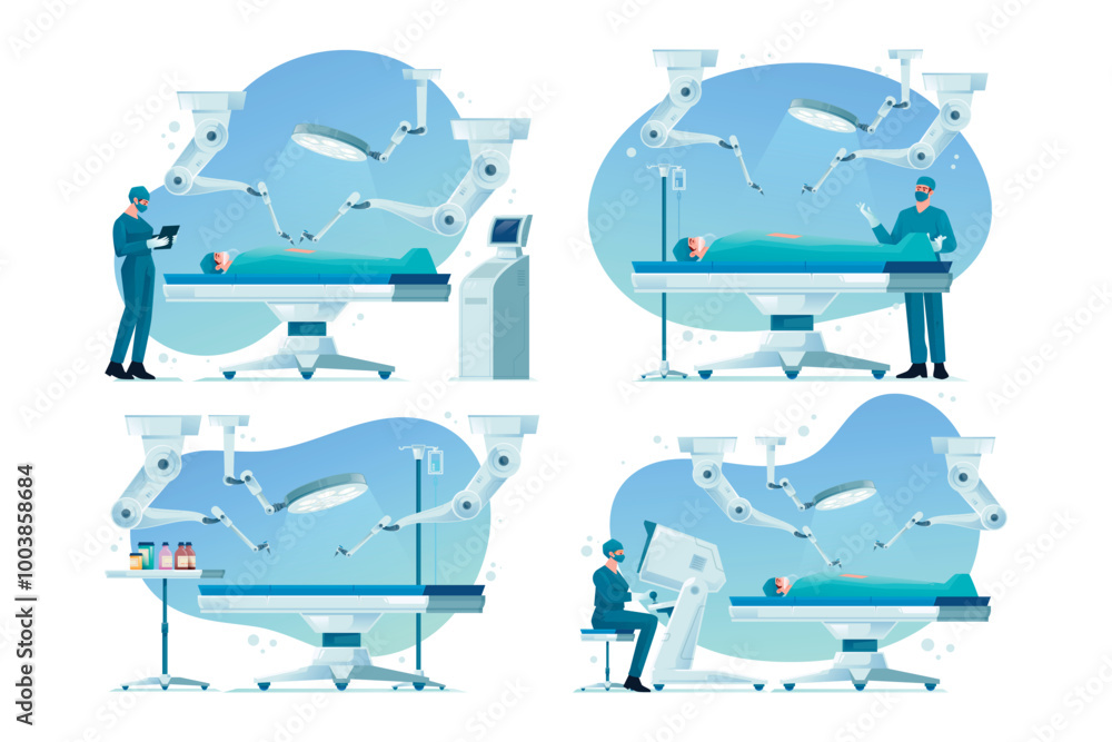 Robotic Surgery in Operating Room Robotic Surgery in Operating Room