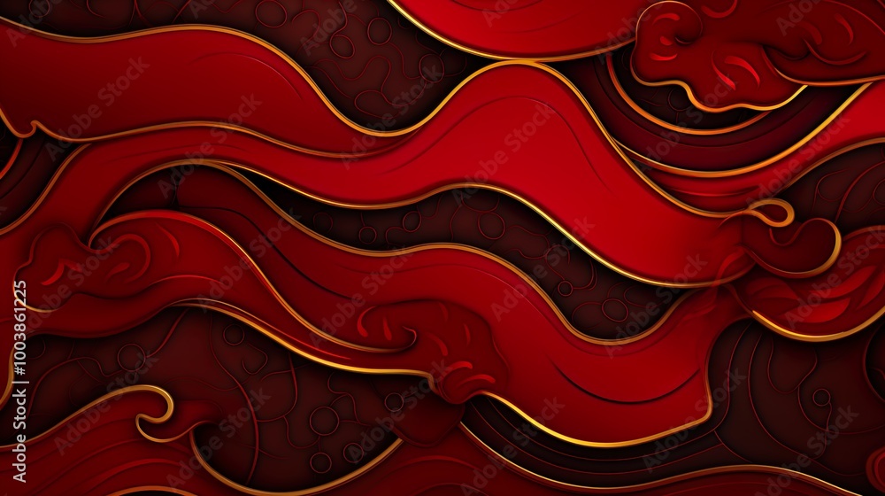 Chinese traditional Background design with abstract pattern in red Background Chinese red textured pattern Chinese traditional Background design with abstract pattern in red Background Chinese red textured pattern