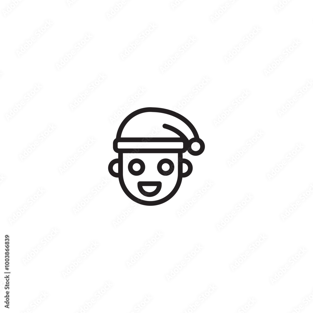 Clown icon or logo isolated sign symbol vector. Editable icon. Clown icon or logo isolated sign symbol vector. Editable icon.