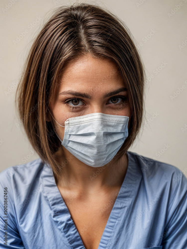 Experienced surgeon ready for operation, embodying medical expertise and healthcare professionalism in sterile environment. Experienced surgeon ready for operation, embodying medical expertise and healthcare professionalism in sterile environment.