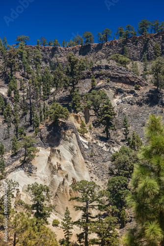 At Paisaje Lunar in Tenerife, tall hoodoos rise dramatically from a darker, volcanic landscape