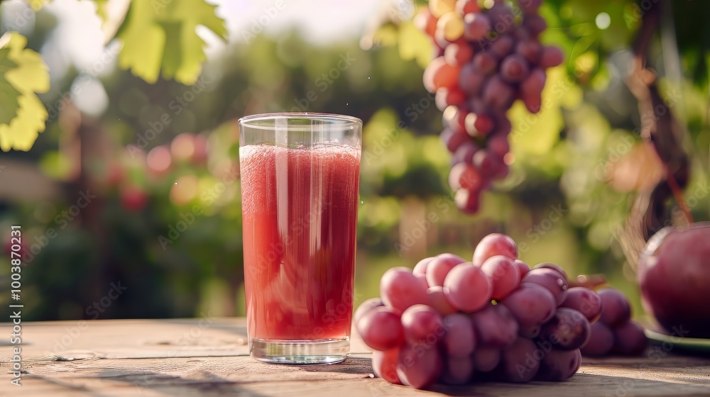 Grape depicting a harvest scene generated by artificial intelligence