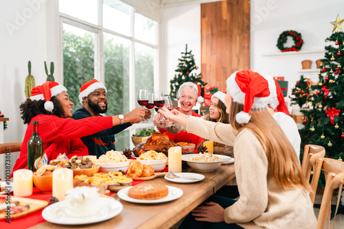 Joyful Christmas Dinner Cel...
