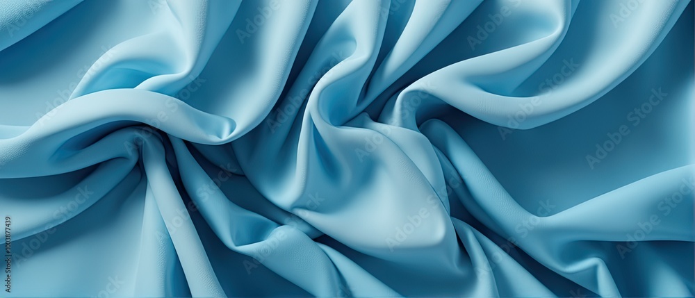 Fototapeta premium Abstract Blue Fabric Texture