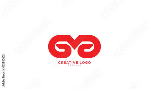 GVG GM MG  Abstract initial monogram letter alphabet logo design photo