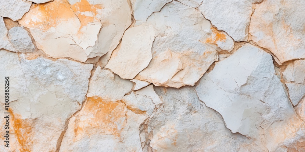 Beige light colored grunge banner. Abstract natural stone background. Stone wall texture granite. Close-up. Light brown rock background with patina. Beige light colored grunge banner. Abstract natural stone background. Stone wall texture granite. Close-up. Light brown rock background with patina.