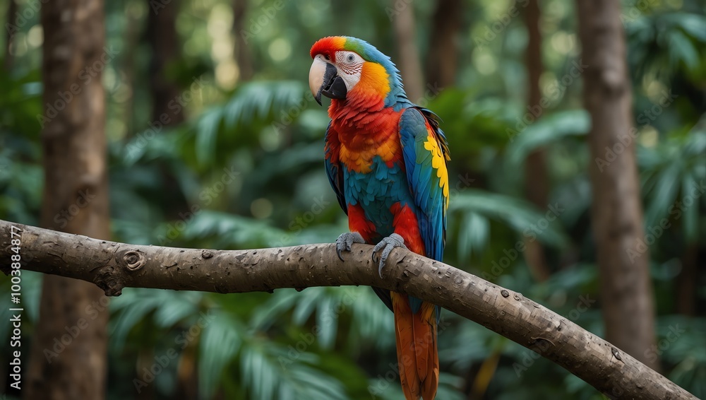 Obraz premium blue and yellow macaw