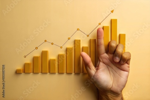 Business Analyst Pointing at Data on Screen