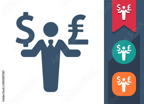 Currency, Currency Conversion Icon