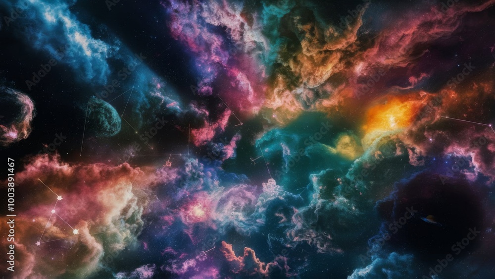 background with space background with space