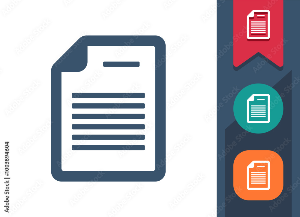 Document, File, Page, Form, Contract Icon Document, File, Page, Form, Contract Icon