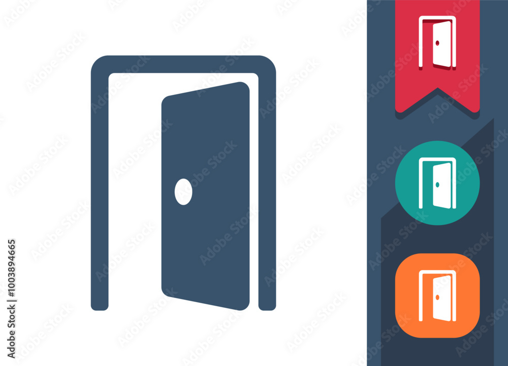 Door, Doorway, Entrance, Exit Icon Door, Doorway, Entrance, Exit Icon