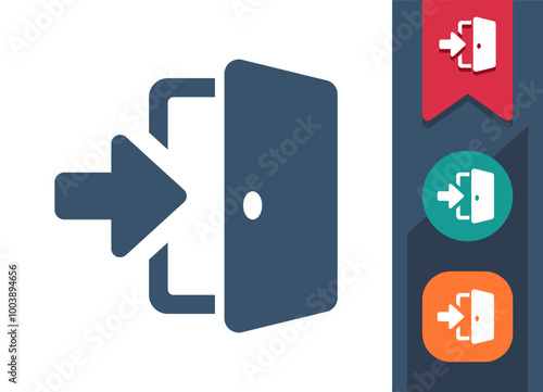 Door, Doorway, Entrance, Exit Icon