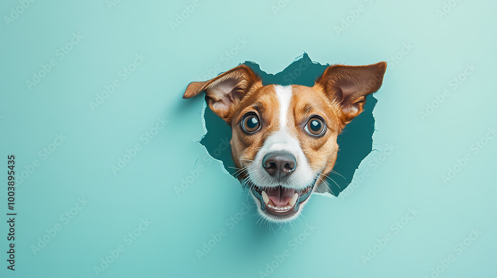 Adorable puppy exploring a new world Adorable puppy exploring a new world