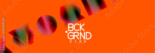 Fluid color geometric shapes abstract background. Vector Illustration For Wallpaper, Banner, Background, Card, Book Illustration, landing page