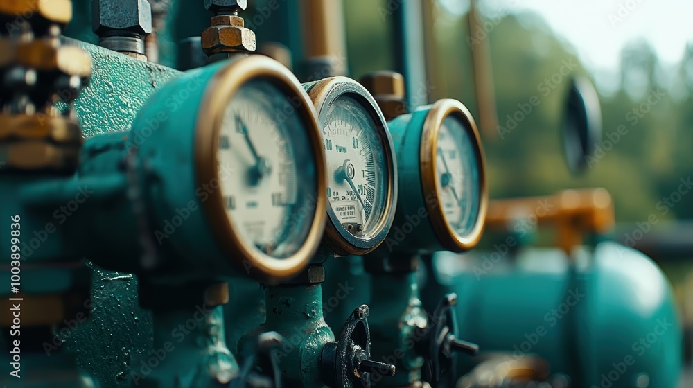 Industrial Pressure Gauges in Green Machinery Industrial Pressure Gauges in Green Machinery