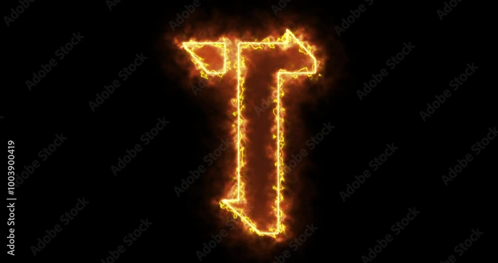 4K fire T alphabet with moving neon outline on black background. T alphabet on black background for an online shop, blog, web, cafe, and hotel. Technology video material animation. Easy to use. 4K fire T alphabet with moving neon outline on black background. T alphabet on black background for an online shop, blog, web, cafe, and hotel. Technology video material animation. Easy to use.