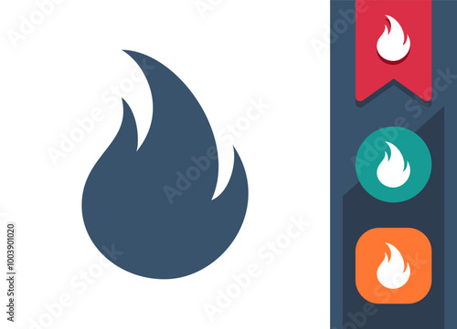 Flame, Fire, Hot Icon