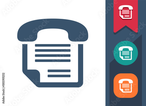 Fax, Fax Machine Icon