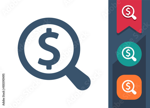 Finance, Search, Find, Money Icon