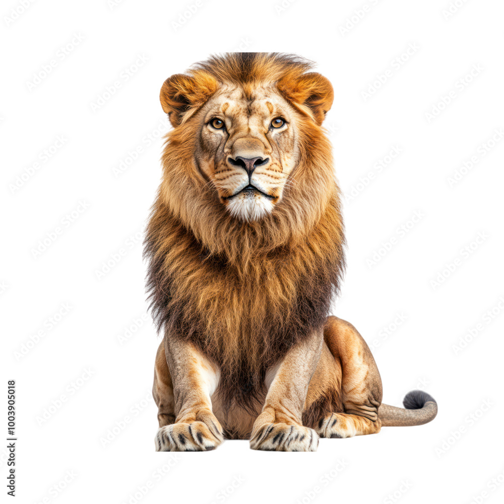 Fototapeta premium Majestic Lion Portrait
