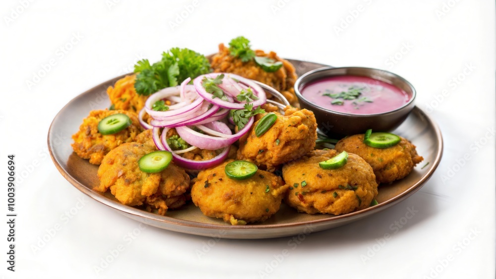 Crispy Onion Fritters, Also Known as Pyaj Pakoda or Kanda Bhaji/Bhajji/Bajji
Crispy Onion Fritters, Also Known as Pyaj Pakoda or Kanda Bhaji/Bhajji/Bajji