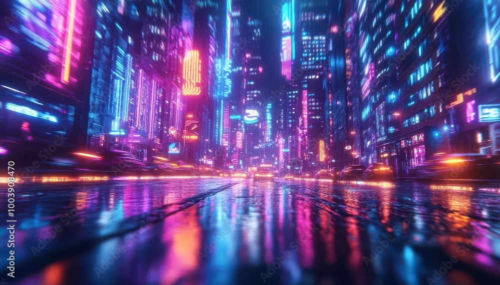 Cultural travel experience with holographic guides and glowing neon city streets Futuristic Neon High Detail Cultural travel experience with holographic guides and glowing neon city streets Futuristic Neon High Detail