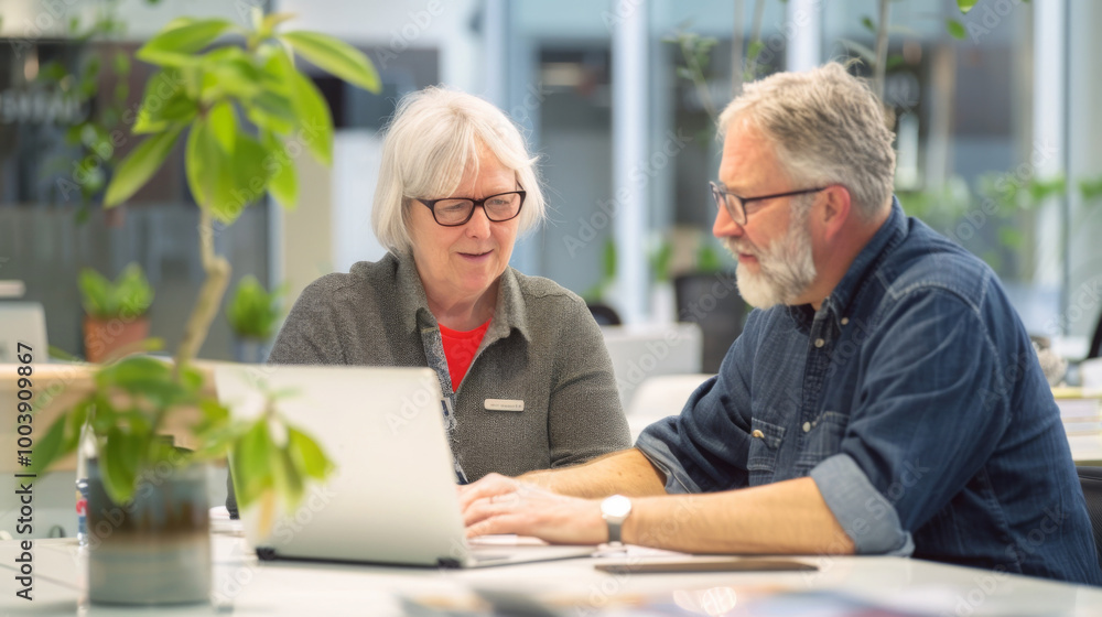 Collaborative Workspace Mature Professionals Engaging in Productive Dialogue Collaborative Workspace Mature Professionals Engaging in Productive Dialogue